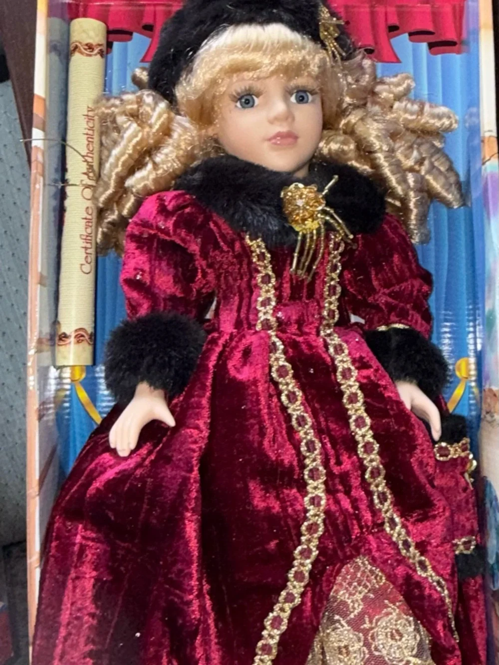 Collector's Choice Genuine Fine Bisque Porcelain Doll Vintage Limited Edition